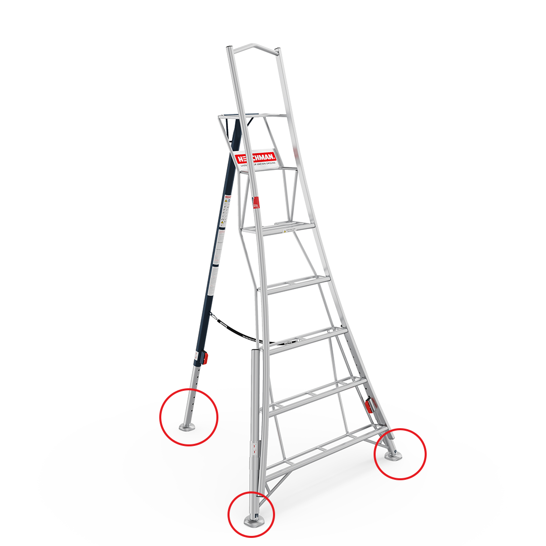 Normal Ladder 2025 Professional Adjustable Tripod Ladder Replacement Leg Left 480.P ...