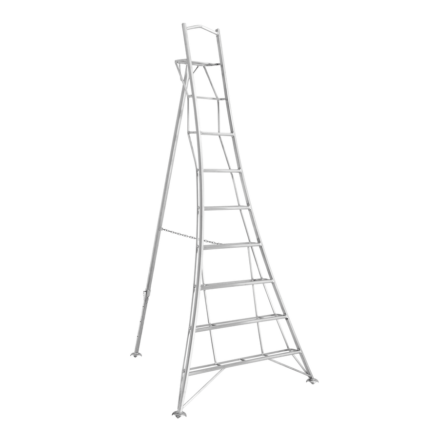 2023 Edition Platform Ladder - 3 Legs Adjustable 10ft / 3m